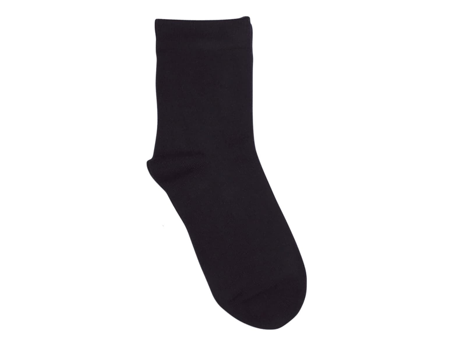 3 Pack Bamboo School Socks Black