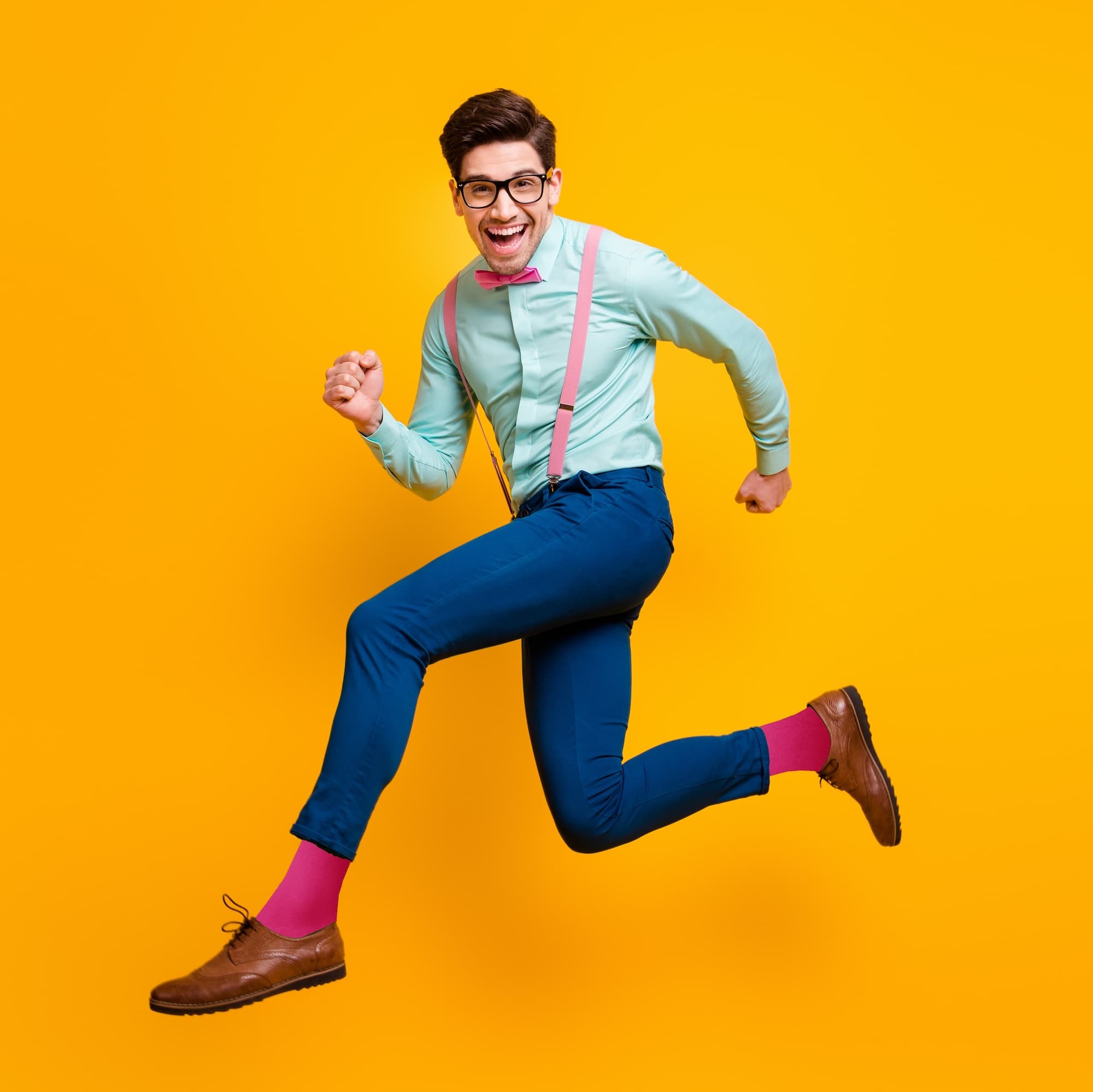 Pink Dress Socks