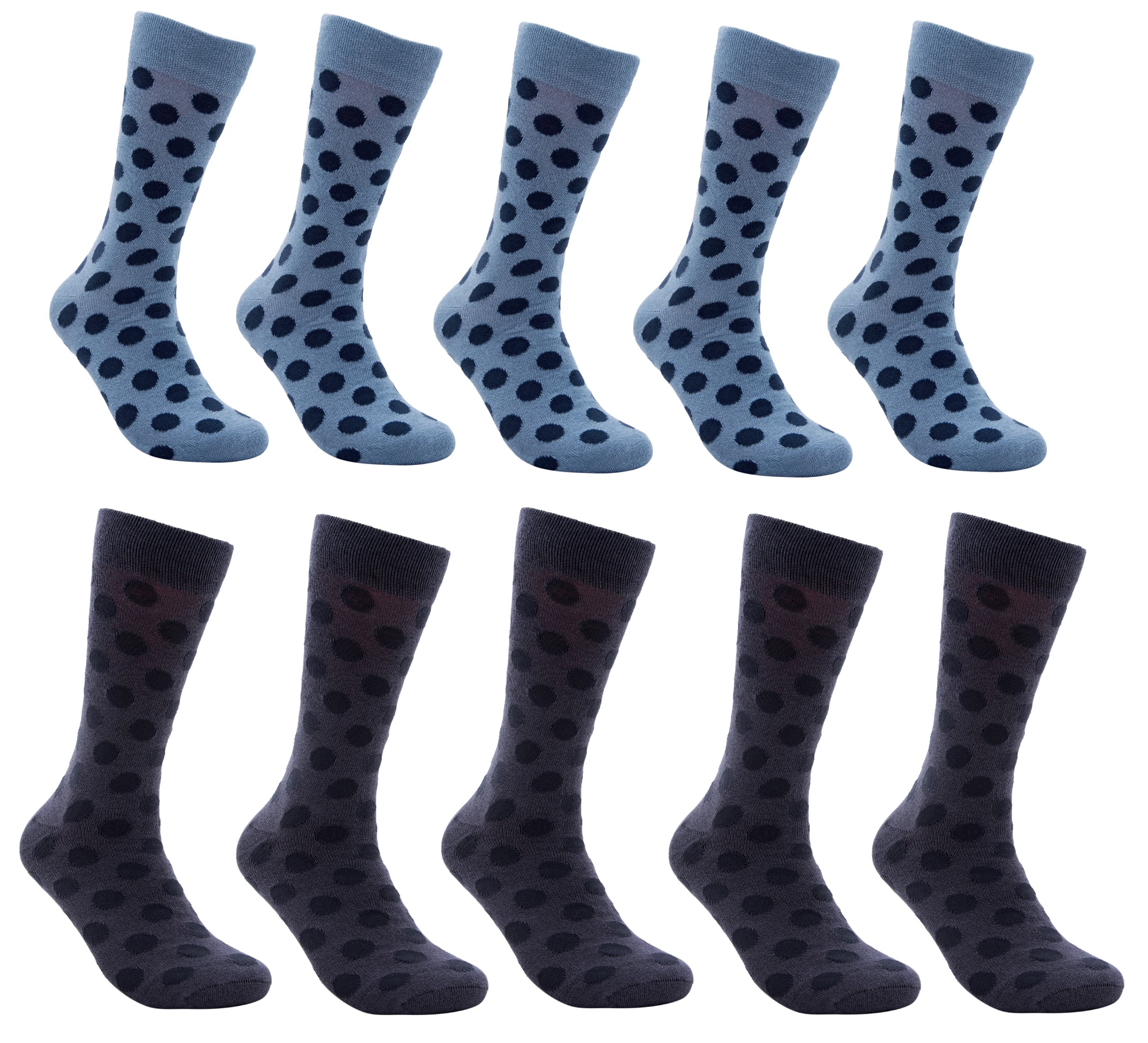 Men Cotton Fancy Polka Dots 10 Pack