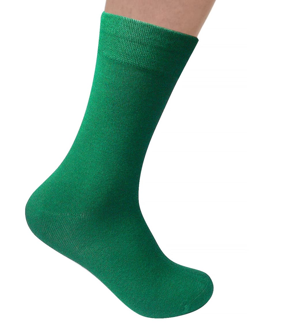 Men Bamboo Solid Green