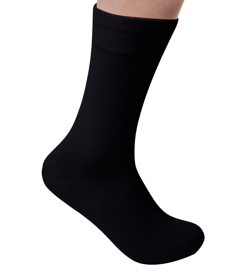 Men Bamboo Solid Black